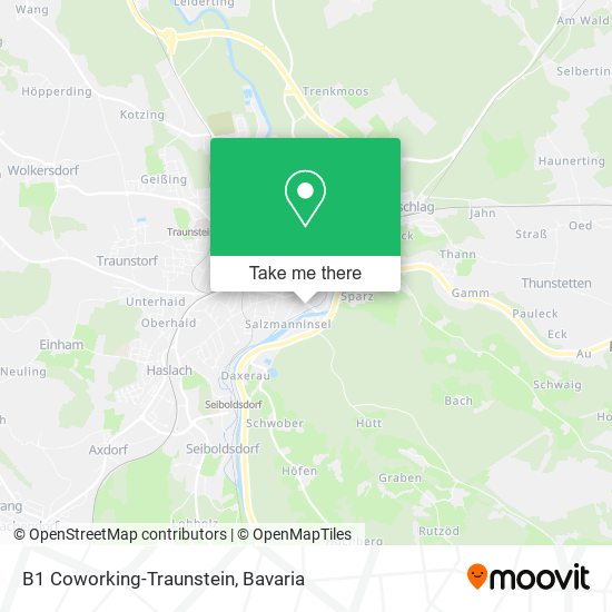 B1 Coworking-Traunstein map