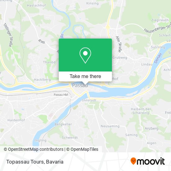 Карта Topassau Tours