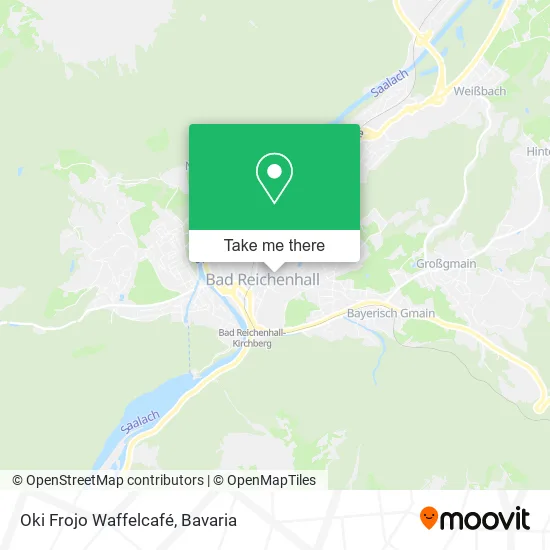Карта Oki Frojo Waffelcafé