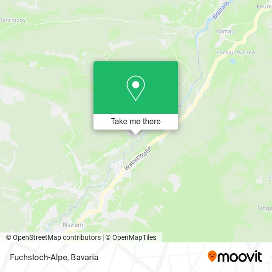 Карта Fuchsloch-Alpe