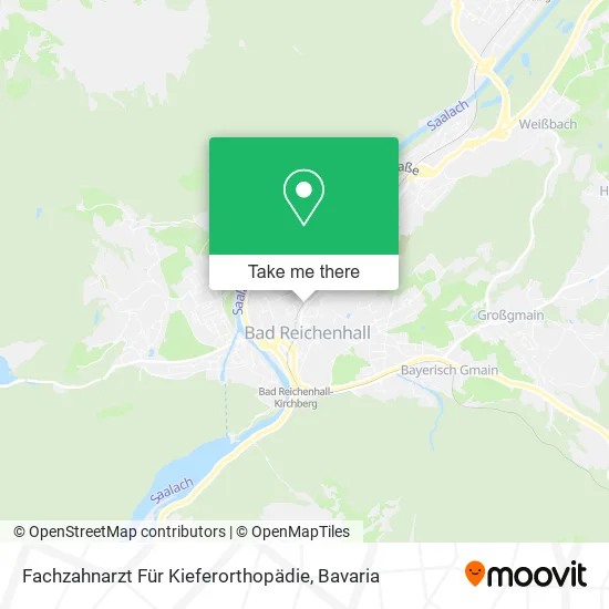 Карта Fachzahnarzt Für Kieferorthopädie