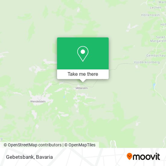 Gebetsbank map