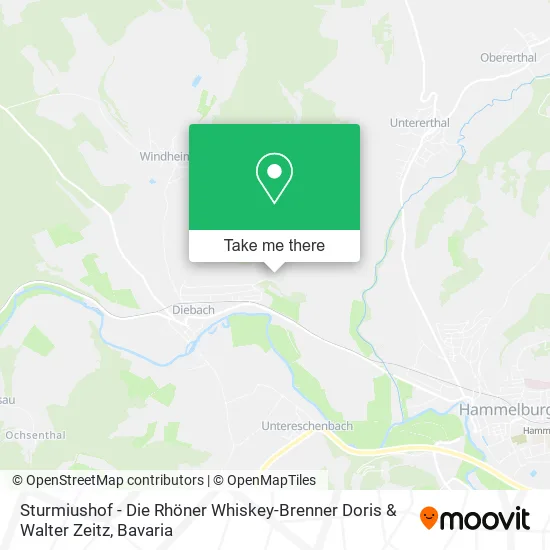 Карта Sturmiushof - Die Rhöner Whiskey-Brenner Doris & Walter Zeitz