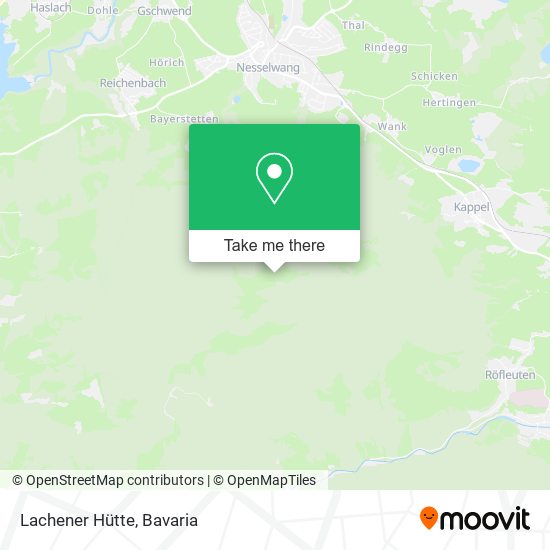 Lachener Hütte map