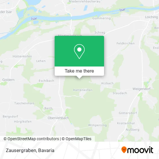 Карта Zausergraben