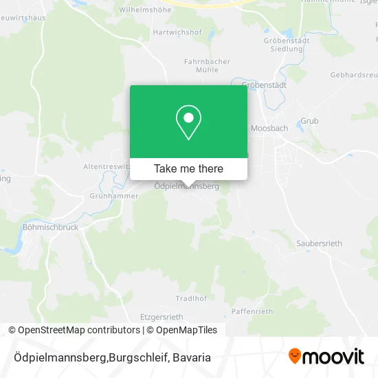 Карта Ödpielmannsberg,Burgschleif