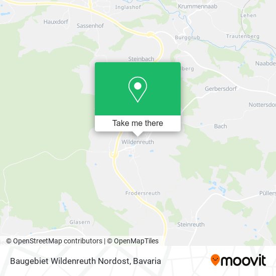 Baugebiet Wildenreuth Nordost map