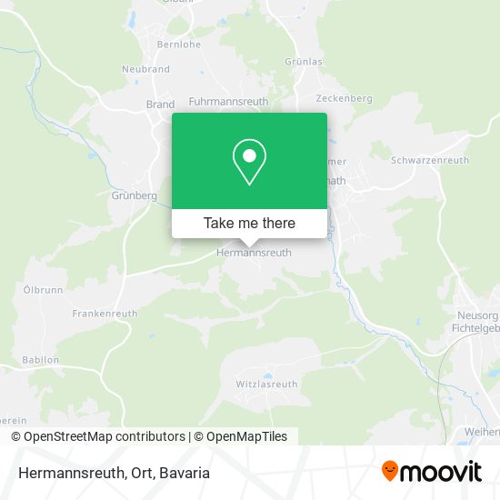 Карта Hermannsreuth, Ort