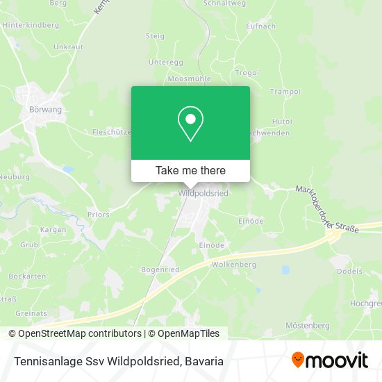 Tennisanlage Ssv Wildpoldsried map