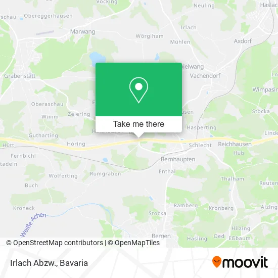 Карта Irlach Abzw.