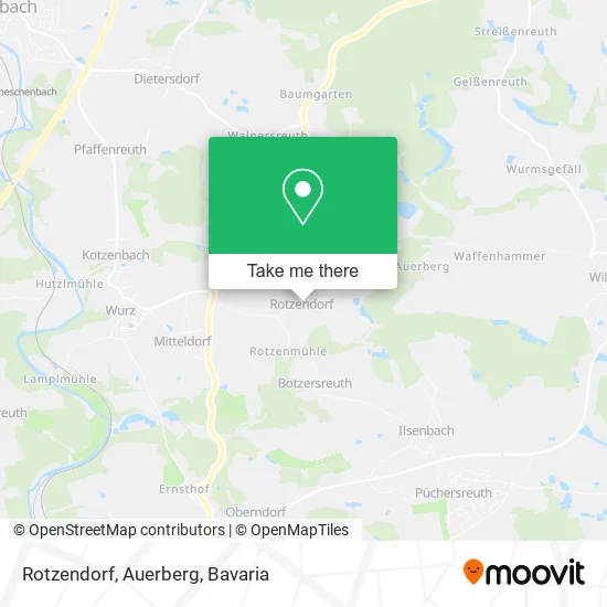 Карта Rotzendorf, Auerberg
