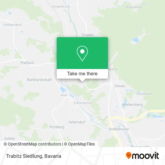 Карта Trabitz Siedlung