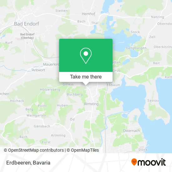 Карта Erdbeeren