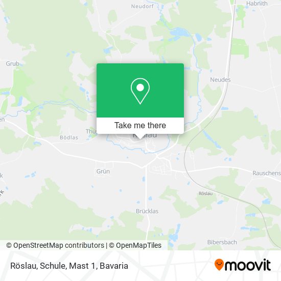 Röslau, Schule, Mast 1 map
