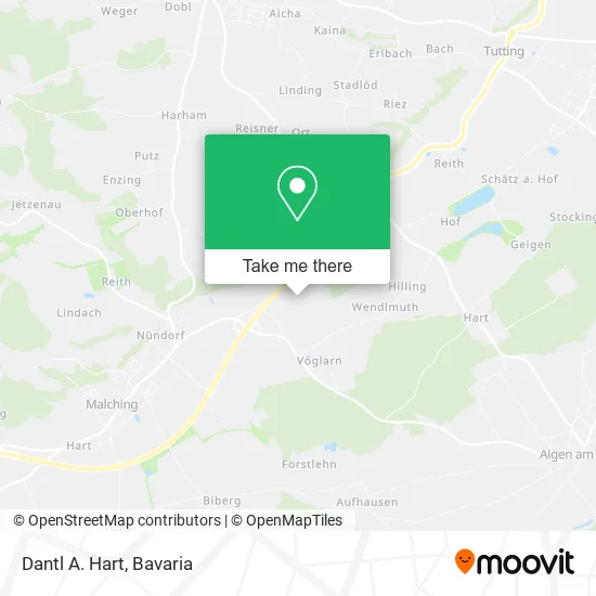 Карта Dantl A. Hart