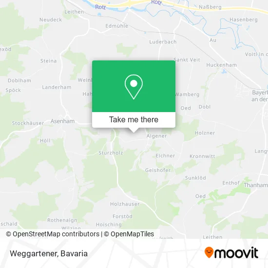 Карта Weggartener