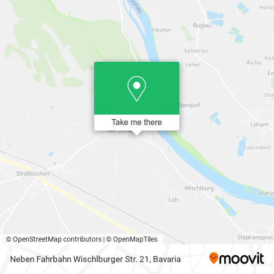 Карта Neben Fahrbahn Wischlburger Str. 21