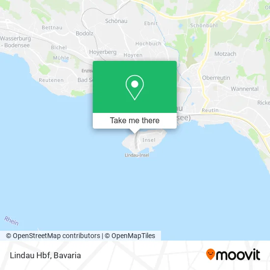 Карта Lindau Hbf