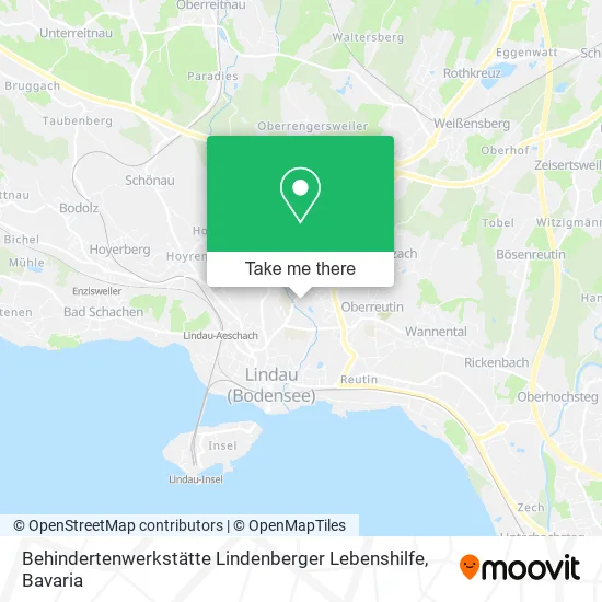 Карта Behindertenwerkstätte Lindenberger Lebenshilfe