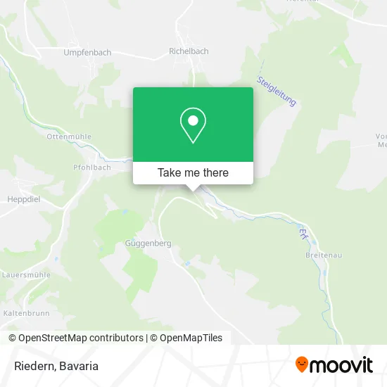 Карта Riedern