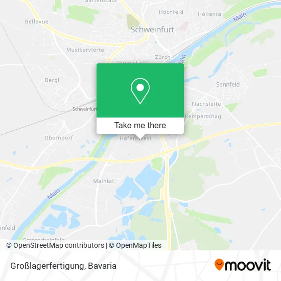 Карта Großlagerfertigung
