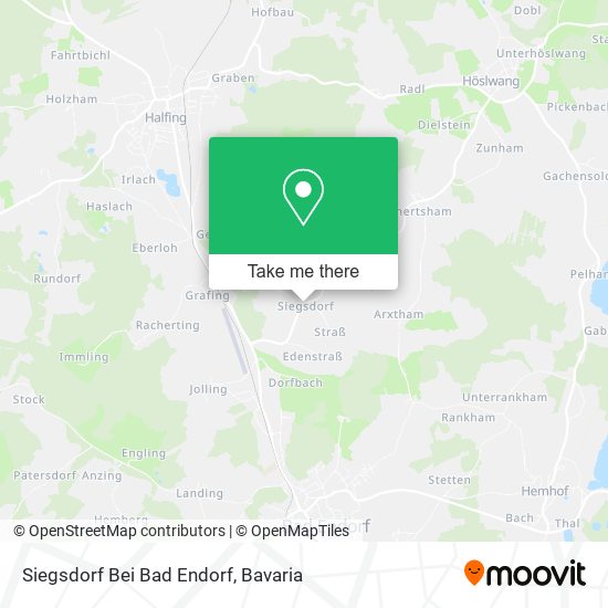 Siegsdorf Bei Bad Endorf map