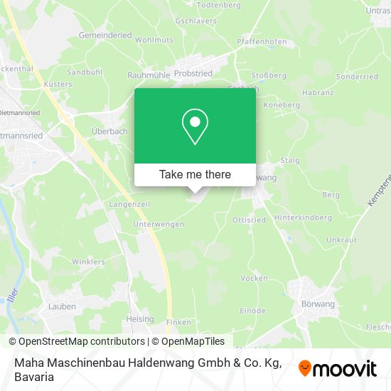 Maha Maschinenbau Haldenwang Gmbh & Co. Kg map