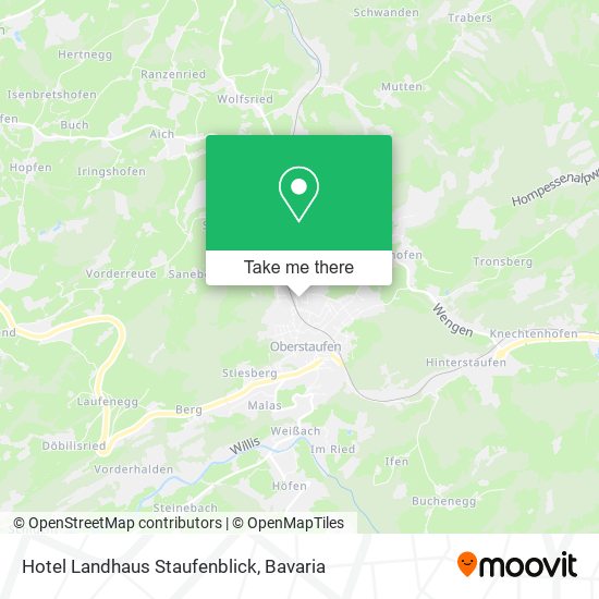 Hotel Landhaus Staufenblick map