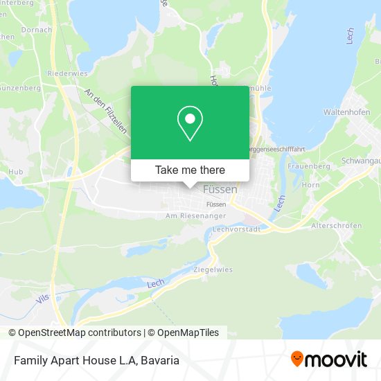 Family Apart House L.A map