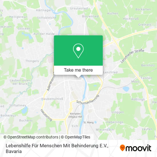 Карта Lebenshilfe Für Menschen Mit Behinderung E.V.