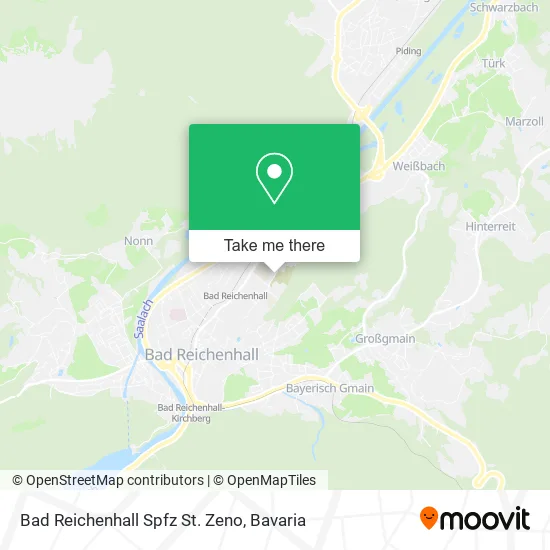 Карта Bad Reichenhall Spfz St. Zeno