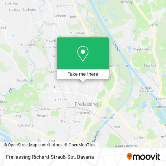 Карта Freilassing Richard-Strauß-Str.