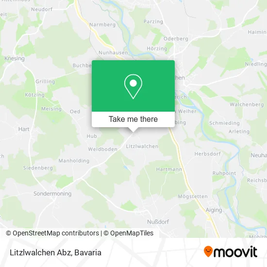 Карта Litzlwalchen Abz