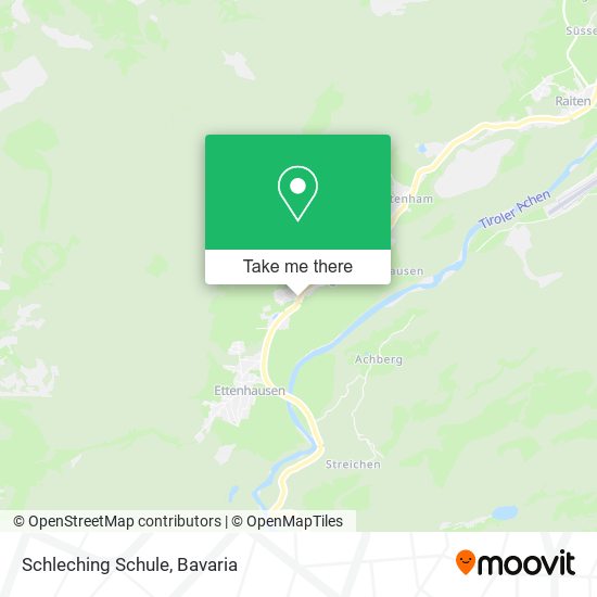 Schleching Schule map