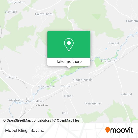 Карта Möbel Klingl
