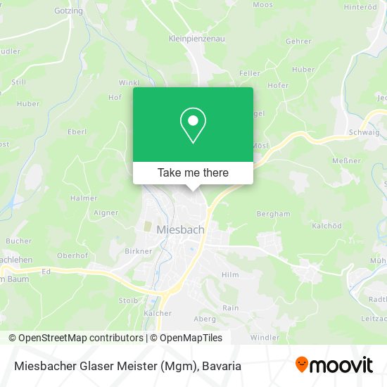 Карта Miesbacher Glaser Meister (Mgm)
