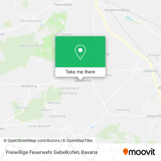 Карта Freiwillige Feuerwehr Gebelkofen