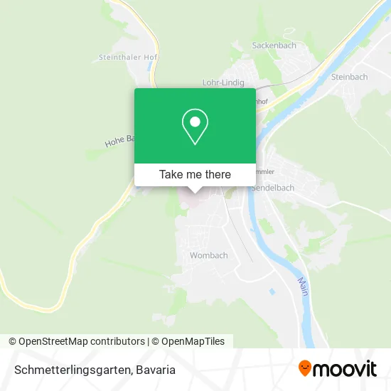 Карта Schmetterlingsgarten