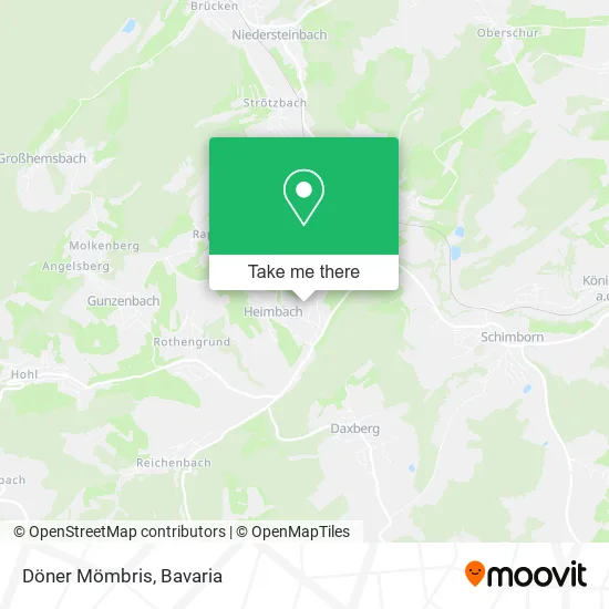 Карта Döner Mömbris