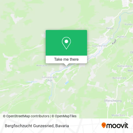 Карта Bergfischzucht Gunzesried