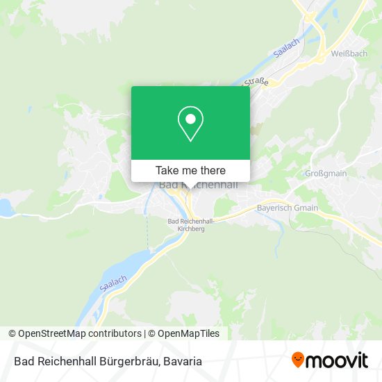 Bad Reichenhall Bürgerbräu map