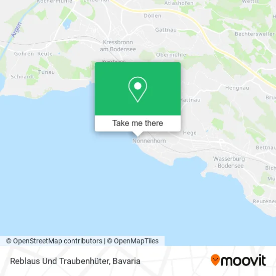 Карта Reblaus Und Traubenhüter