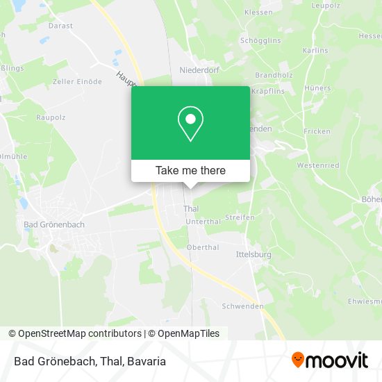 Bad Grönebach, Thal map