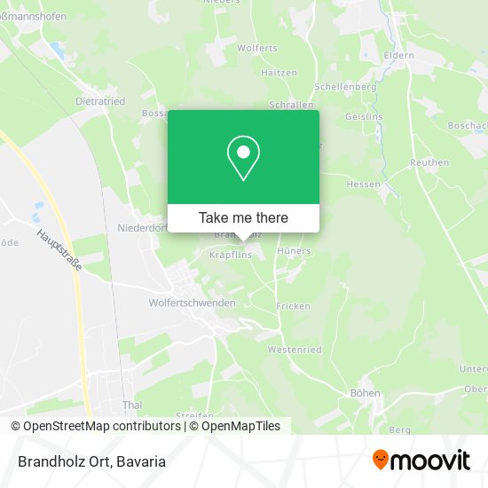 Brandholz Ort map