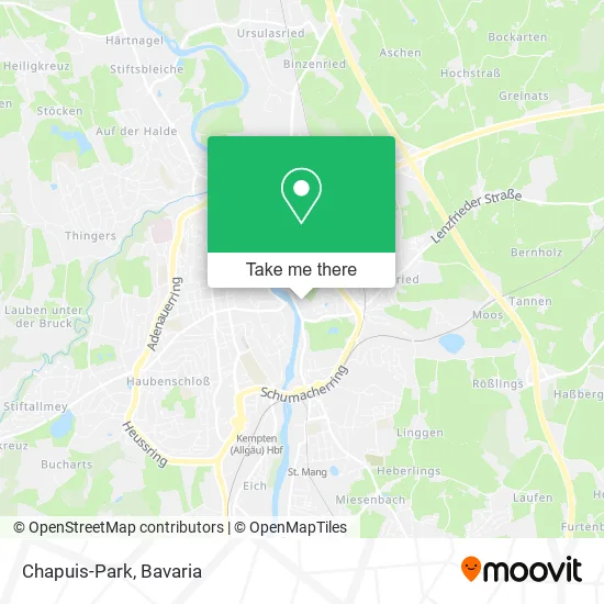 Карта Chapuis-Park