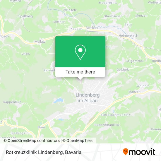 Rotkreuzklinik Lindenberg map