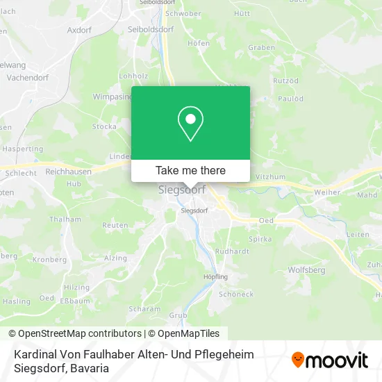 Карта Kardinal Von Faulhaber Alten- Und Pflegeheim Siegsdorf