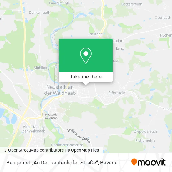 Карта Baugebiet „An Der Rastenhofer Straße“