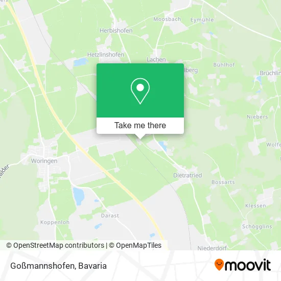 Карта Goßmannshofen