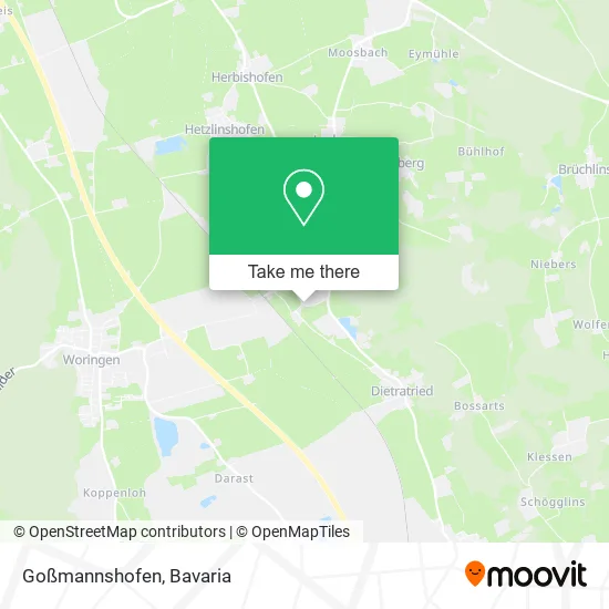 Карта Goßmannshofen